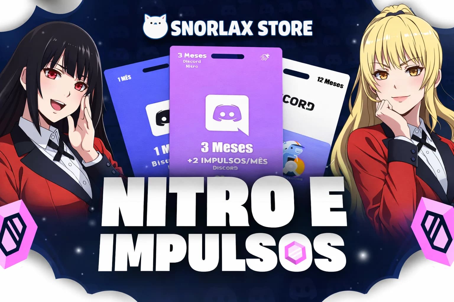 Entrega automática!! Discord Nitro Gaming 3 meses.